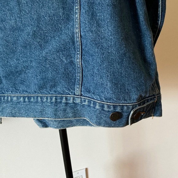 Falls Creek Mens Jeans Jacket Classic Blue Size XL - Picture 7 of 8